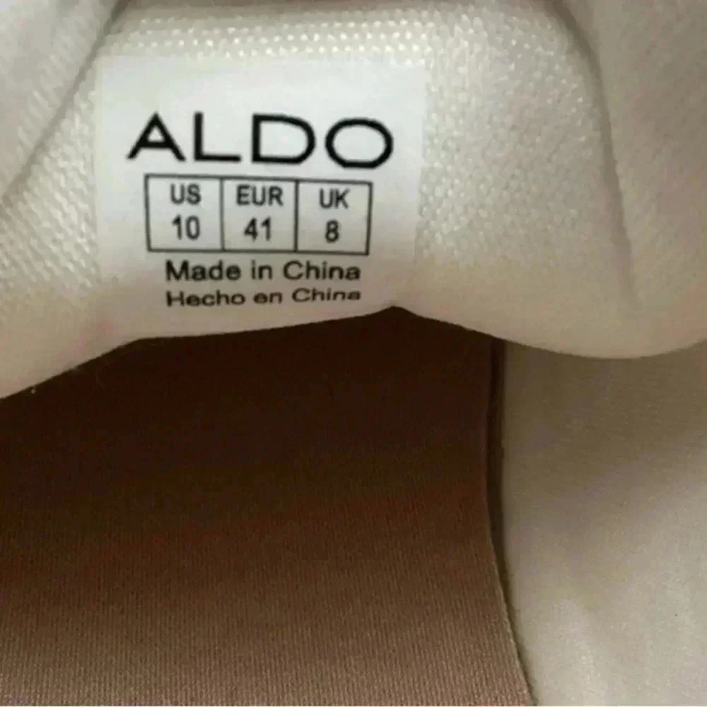 Aldo Blushcloud Women Round Closed Toe Sneakers size US10